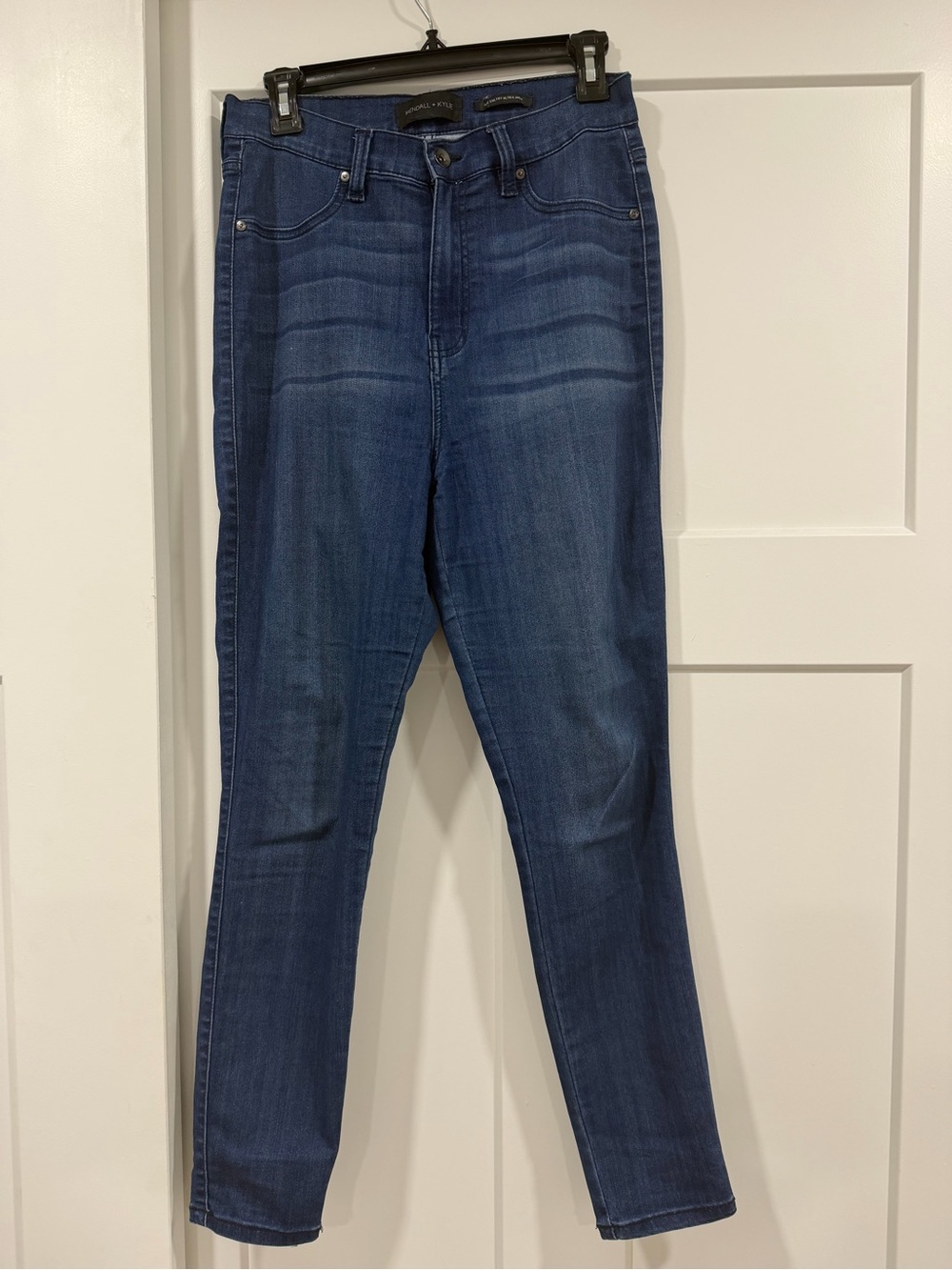 Kendall & Kylie Ultra High Rise Dark Blue Skinny Jeans